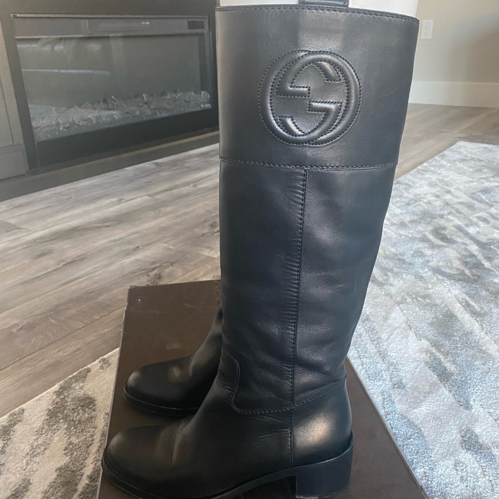 Gucci black boots